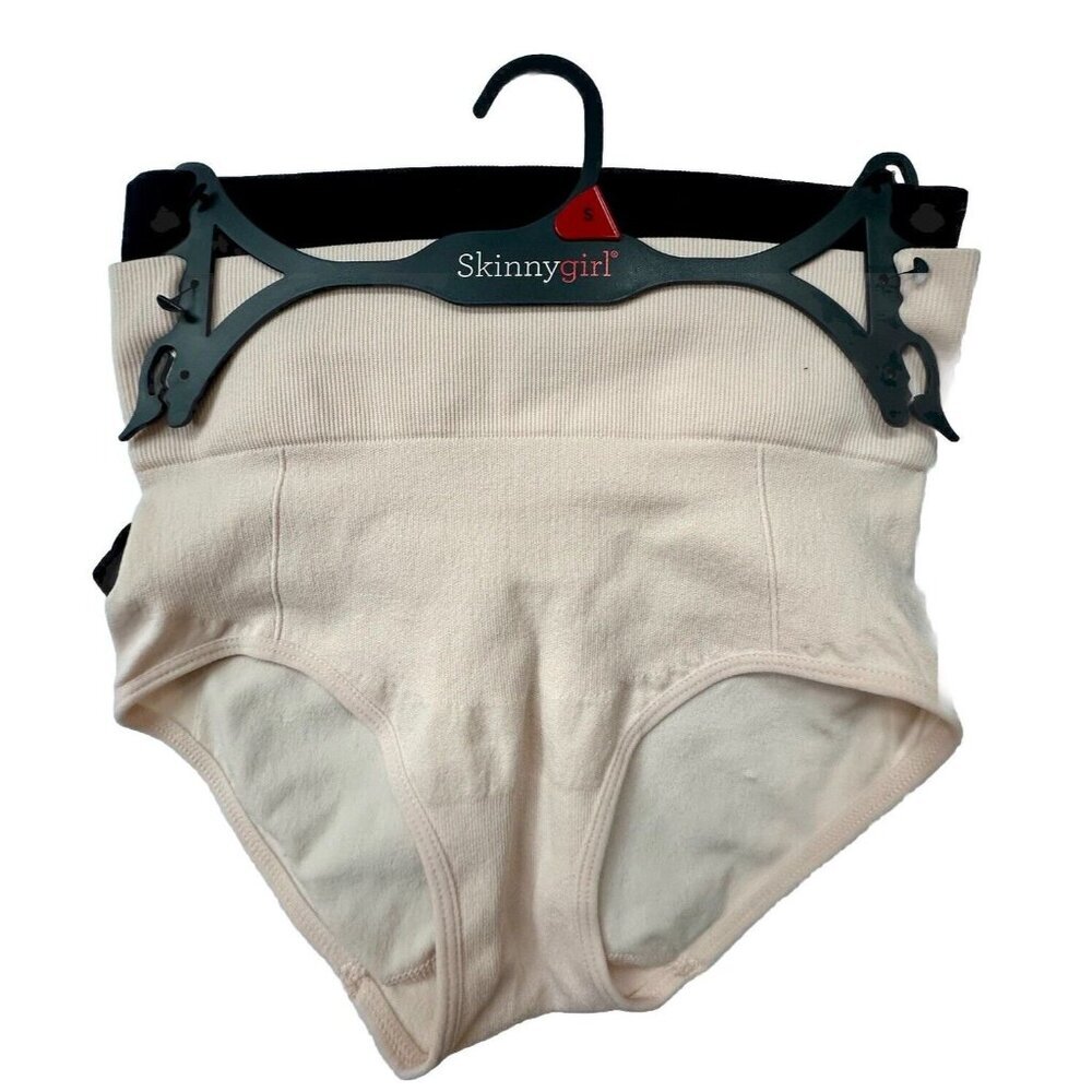 Skinny‎ Girl Shaping Briefs Panties Size Small - 2 Pack Smoothing Shapewear